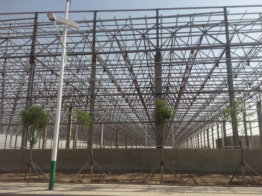 松滋汽车工业厂房网架